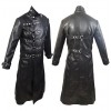 Men Genuine Leather Coat Gothic Long Coat Black Van Helsing Coat | Gothic Clothing